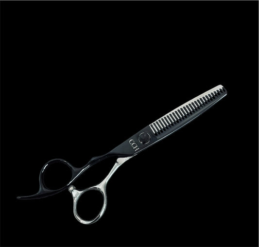 CCH Black & Silver 27T Texture Scissor
