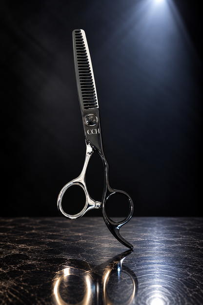 CCH Black & Silver 27T Texture Scissor