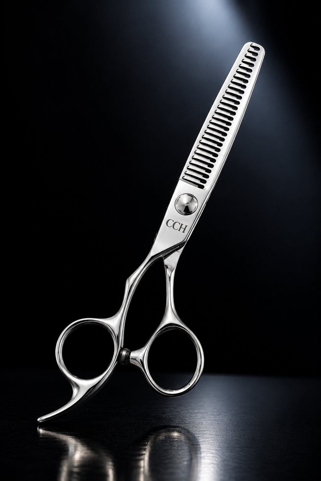 CCH All Silver 27T Texture Scissor